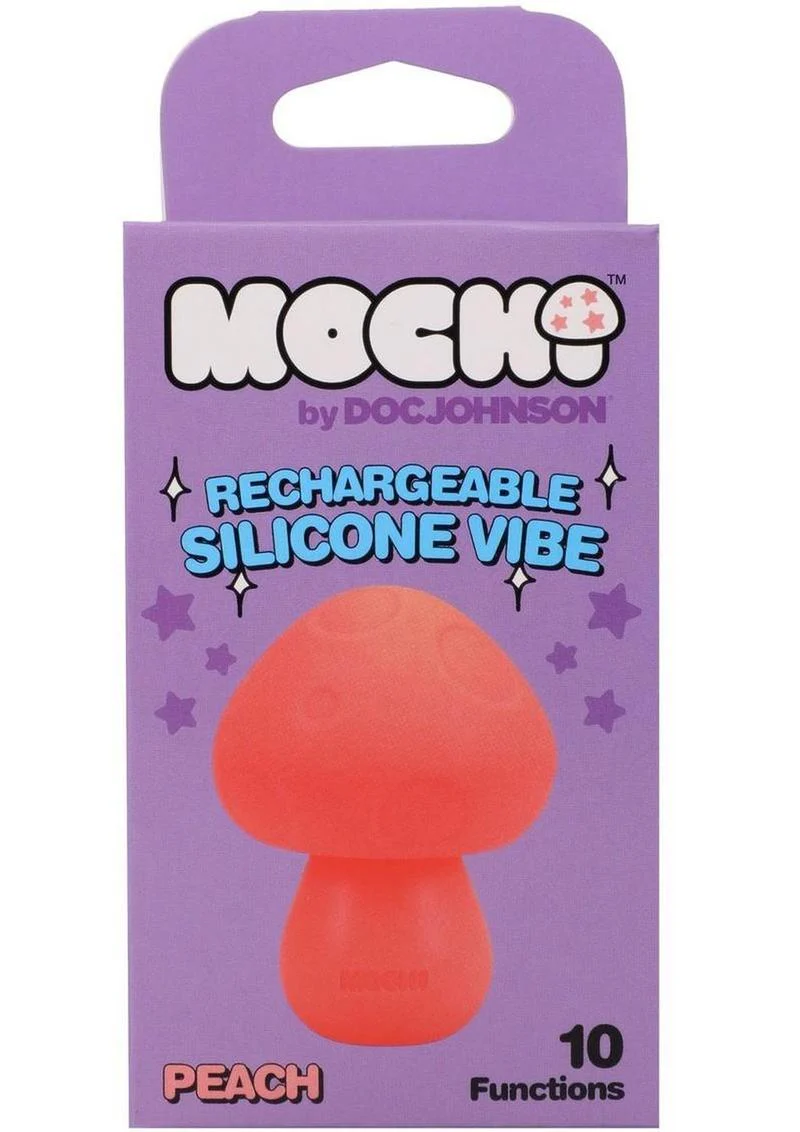 Mochi Mushroom Vibe 10 Function Silicone Rechargeable Vibrator - Image 2