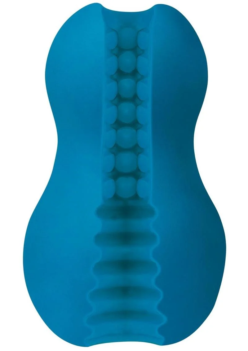 Mood Exciter UltraSkyn Stroker Soft And Flexible Blue Masturbator - Image 2