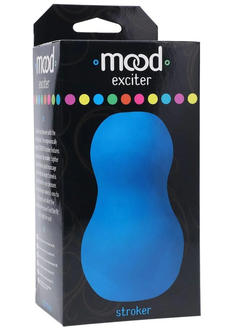 Mood Exciter UltraSkyn Stroker Soft And Flexible Blue Masturbator - Image 5