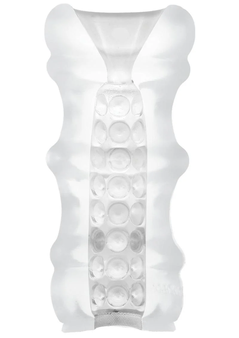 Mood Pleaser Massage Beads UltraSkyn Masturbator Frosted Texture - Image 3