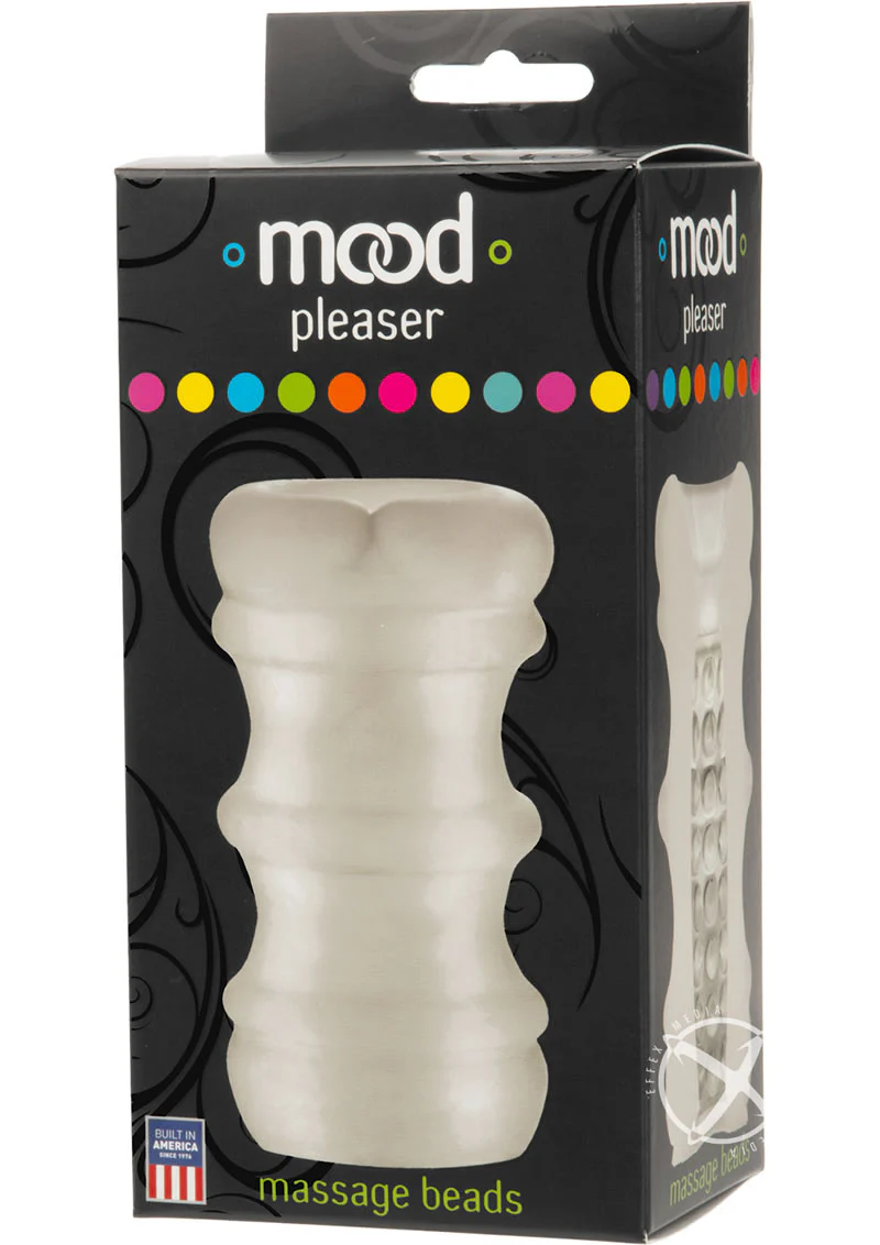 Mood Pleaser Massage Beads UltraSkyn Masturbator Frosted Texture - Image 4