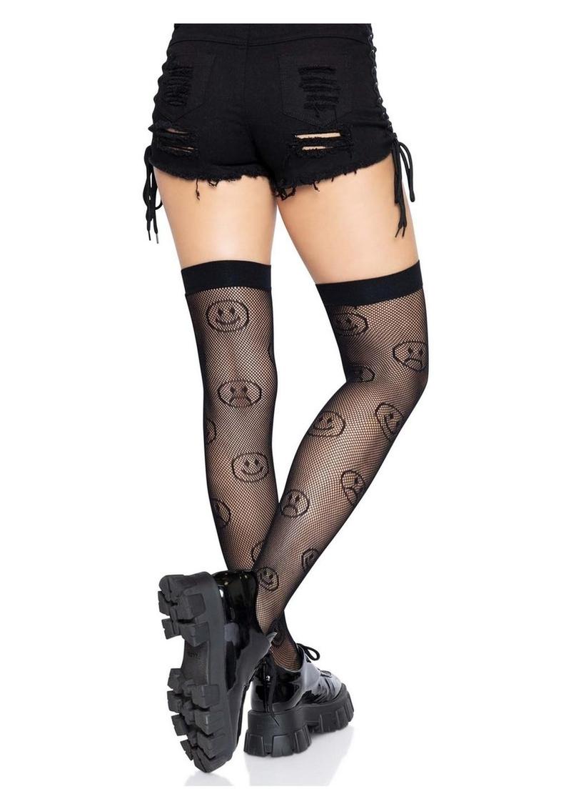 Mood Swing Fishnet Thigh Highs - Image 4