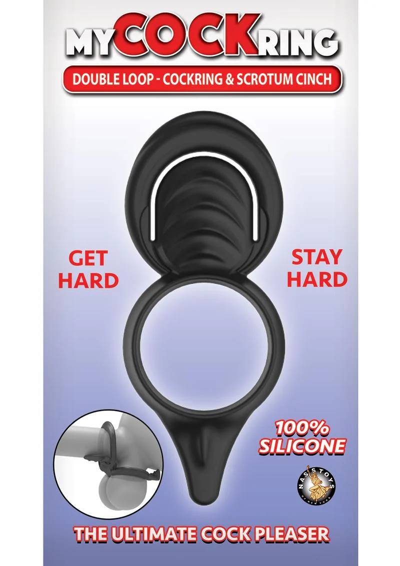 My Cockring Double Loop Silicone Cockring  for Enhanced Firmness - Image 4