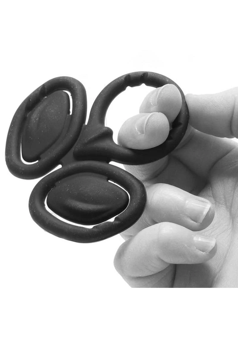 My Cockring The Triad Silicone Cockring and Ball Cinch - Image 3