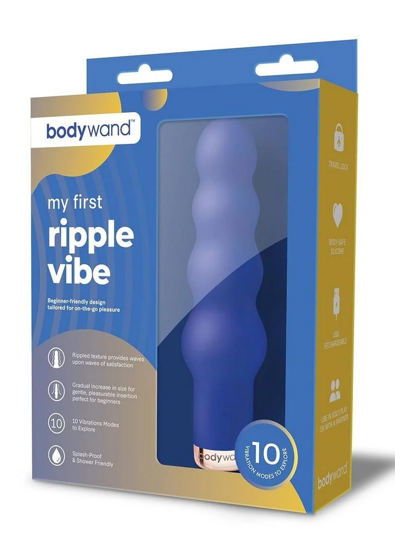 My First Ripple Vibe Beginner Rippled Silicone Massager - Image 3