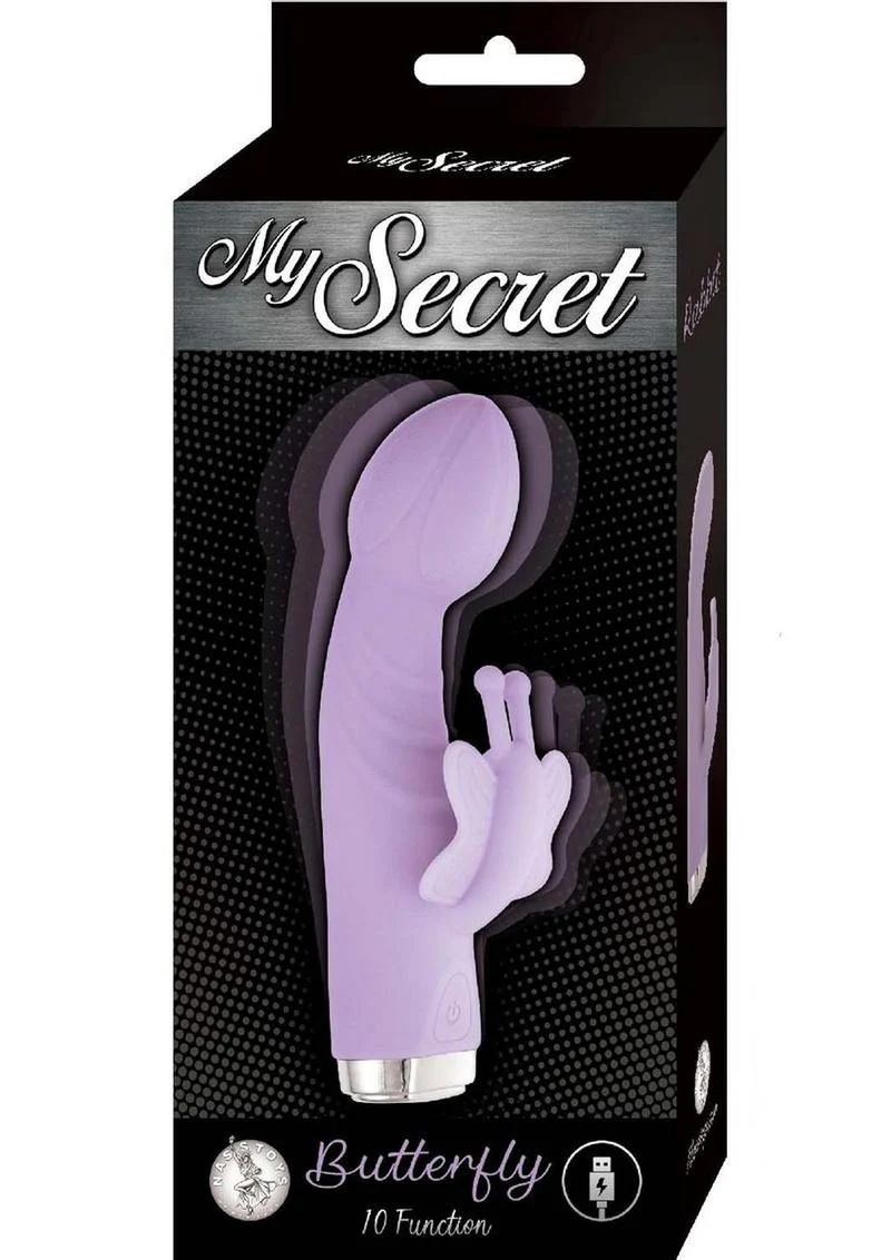 My Secret Butterfly Rechargeable Rabbit Vibrator Functions - Image 3
