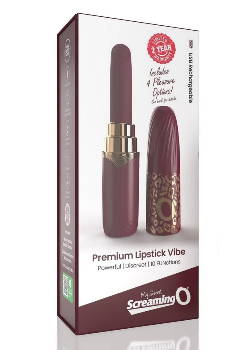 My Secret Premium Lipstick Vibrator 10 Functions And Discreet Pleasure - Image 4