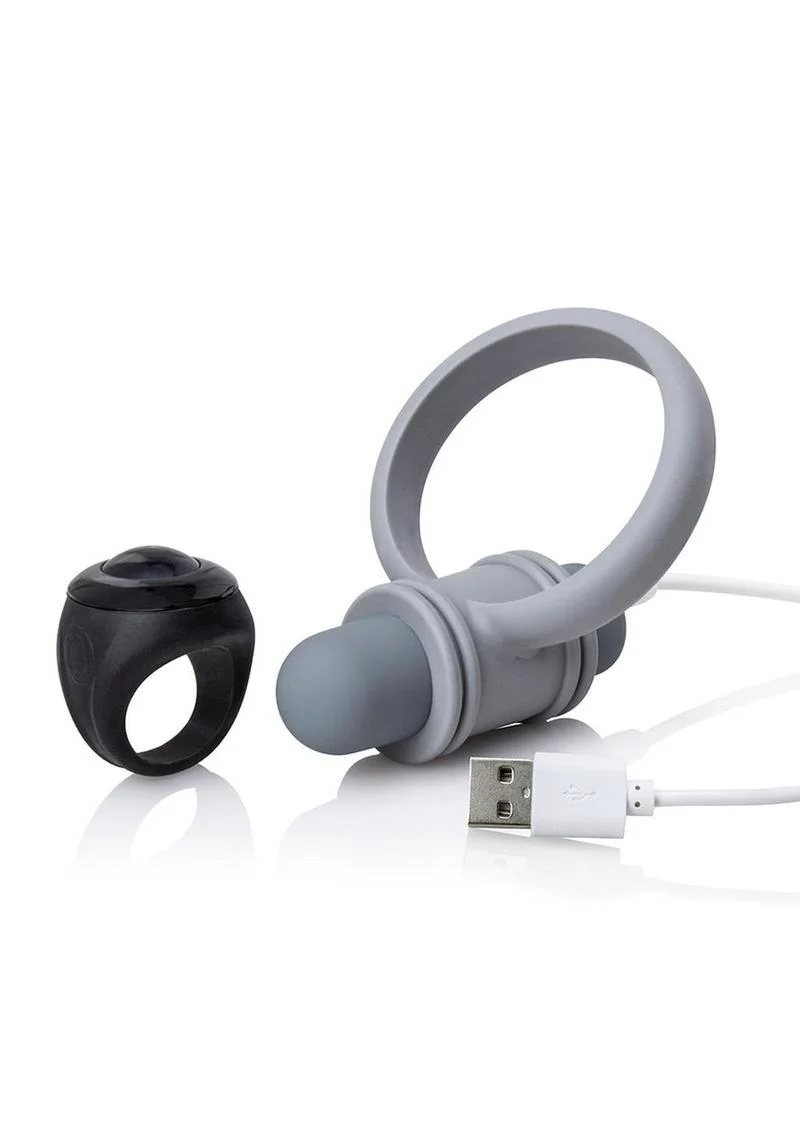 My Secret Screaming O for Him Rechargeable Vibrating Ring Set - Image 3
