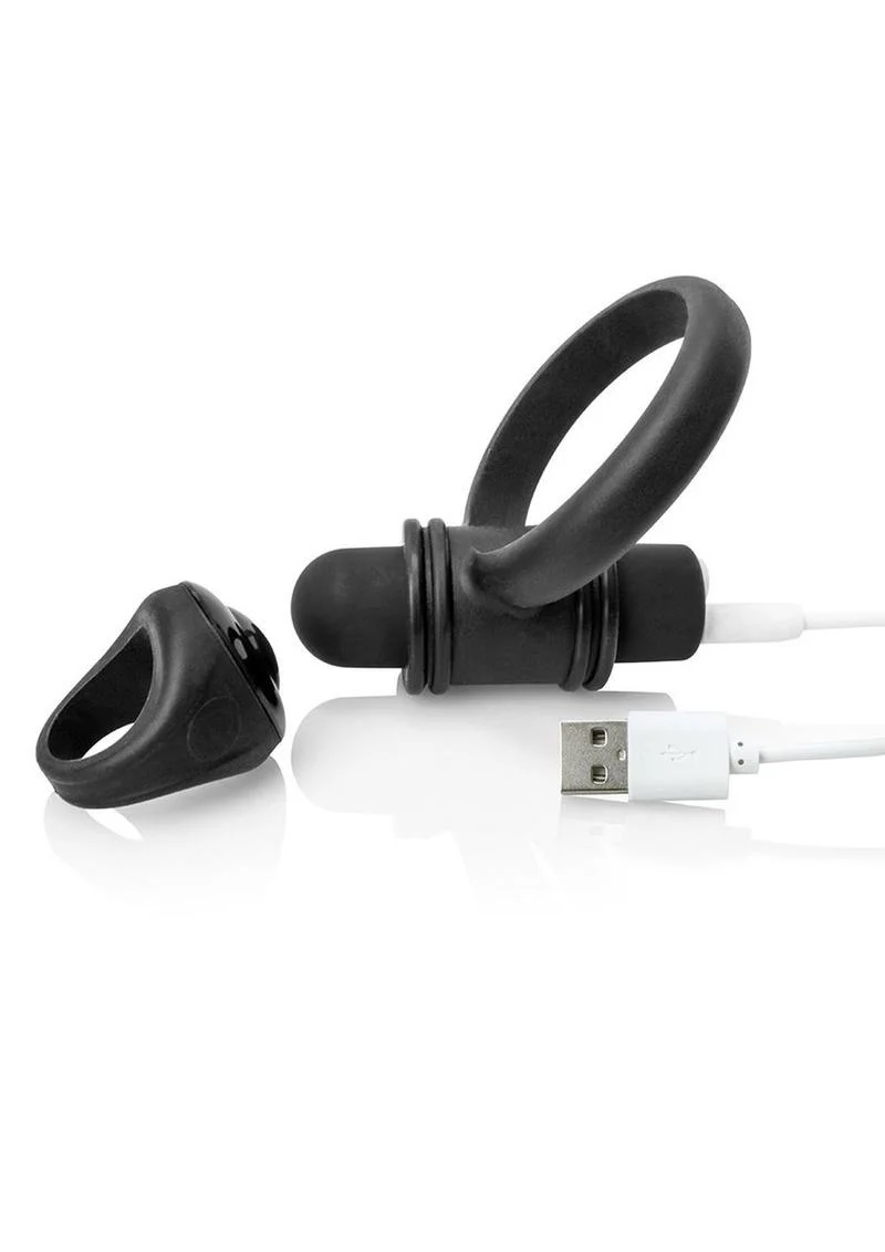 My Secret Screaming O for Him Rechargeable Vibrating Ring Set - Image 4