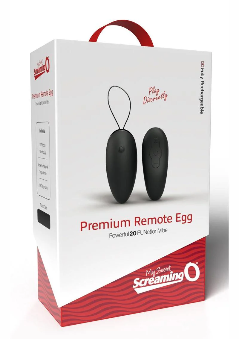 My Secret Screaming O Premium Rechargeable Silicone Egg with Remote Control - Image 3