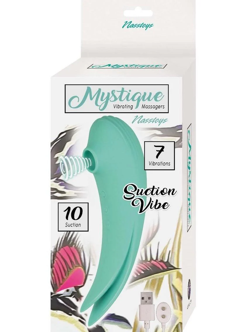 Mystique Suction Vibe Rechargeable Silicone Massager - Image 7