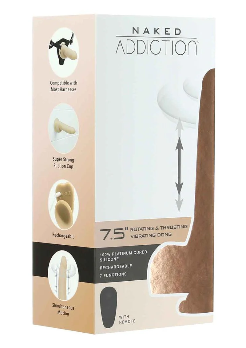 Naked Addiction Rotating Thrusting And Vibrating Dong - Image 4