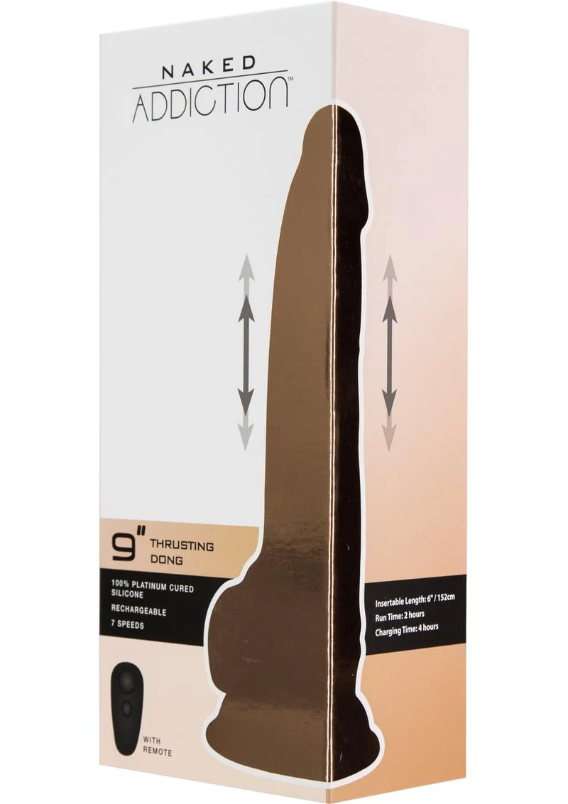 Naked Addiction Thrusting Dildo with Remote Control - Image 7