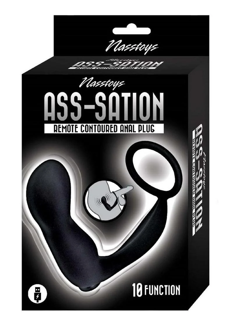 Nasstoys Ass-Sation Remote Contoured Anal Plug - Image 4