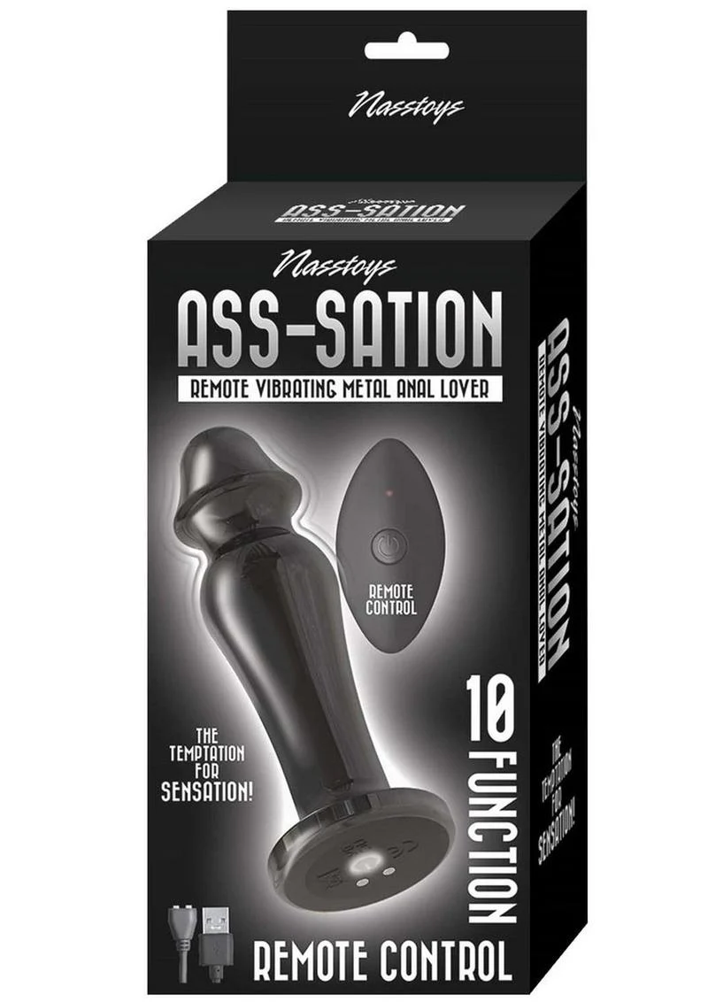 Nasstoys Ass Sation Remote Vibrating Metal Anal Lover - Image 7