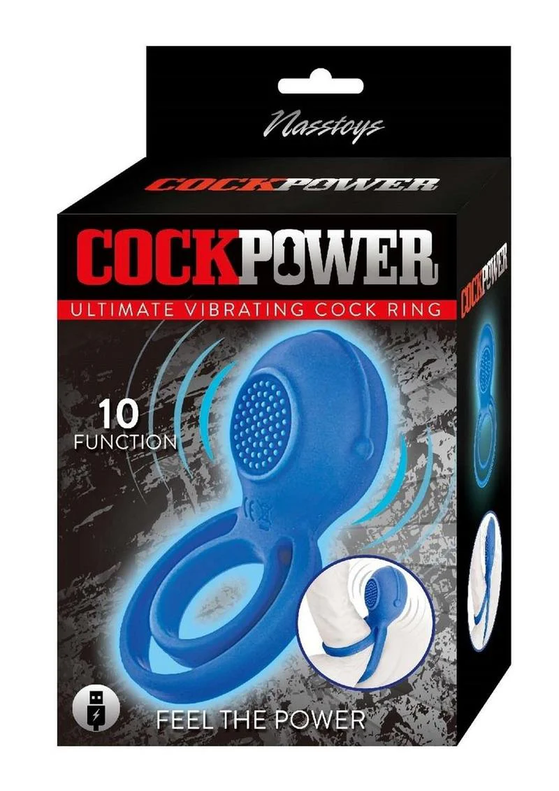 Nasstoys Cock Power Ultimate Vibrating Rechargeable Silicone Cock Ring - Image 7