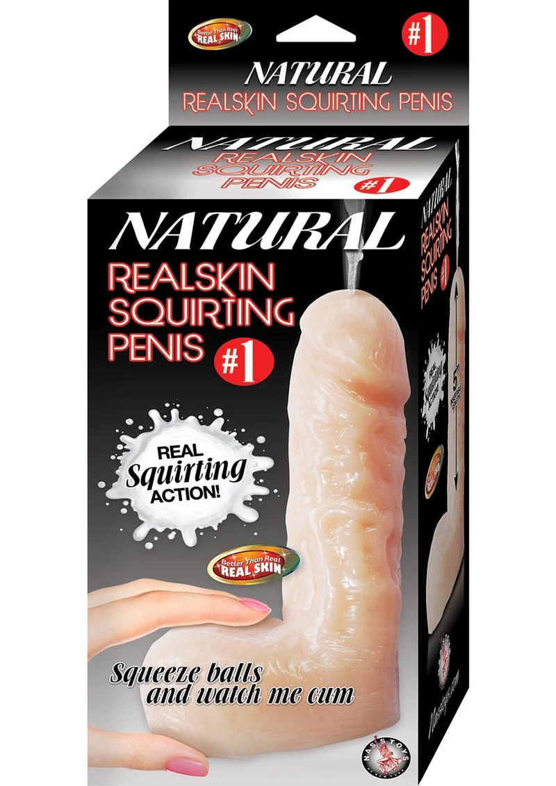Natural Realskin Squirting Penis #1 Dildo - Image 2