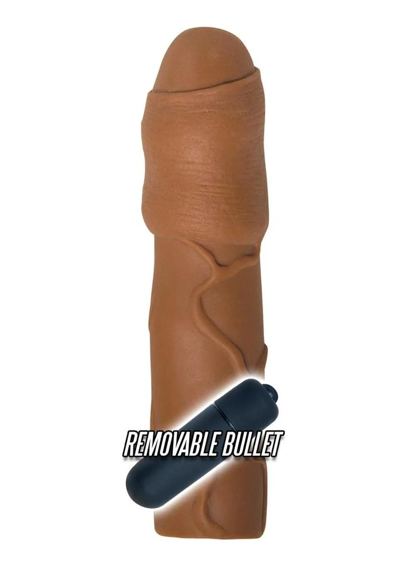 Natural Realskin Uncircumcised Xtender Vibrating Sleeve - Image 3