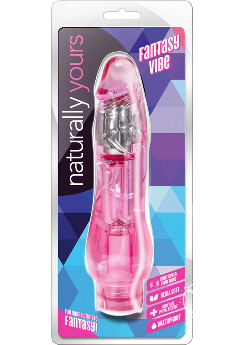 Naturally Yours Fantasy Vibe Vibrating Silicone Dildo - Image 12