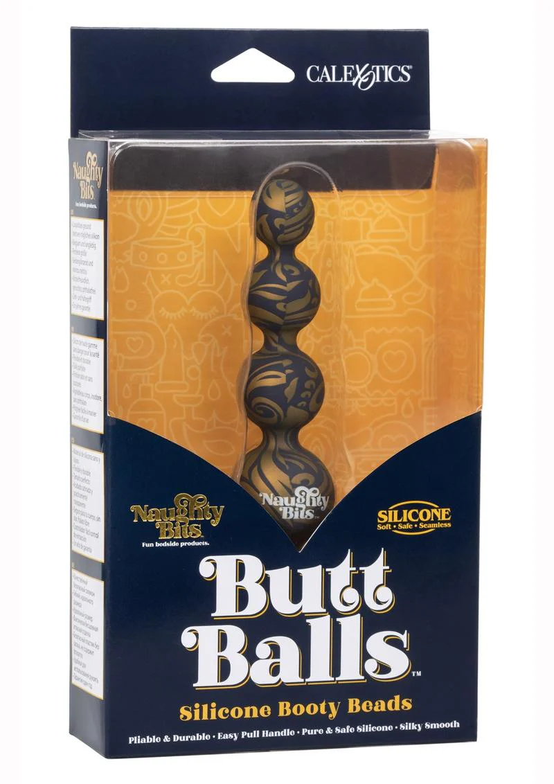 Naughty Bits Butt Balls Silicone Booty Beads - Image 4