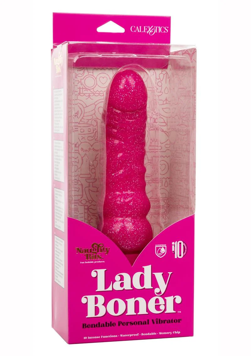 Naughty Bits Lady Boner Bendable Personal Vibrator 10 Functions - Image 4
