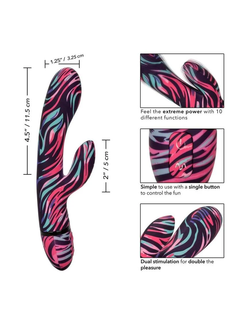 Naughty Bits Ménage à Moi USB-Powered Silicone Twin Wand - Image 3
