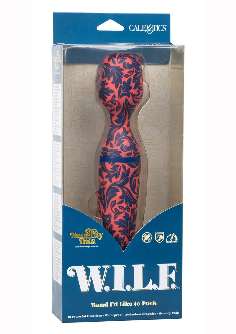 Naughty Bits W.I.L.F Wand Massager Multicolor Waterproof Vibrator - Image 4