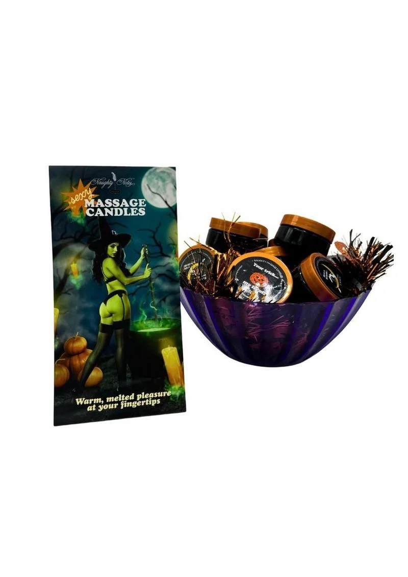 Naughty Notes Halloween Massage Candle Display - Image 4