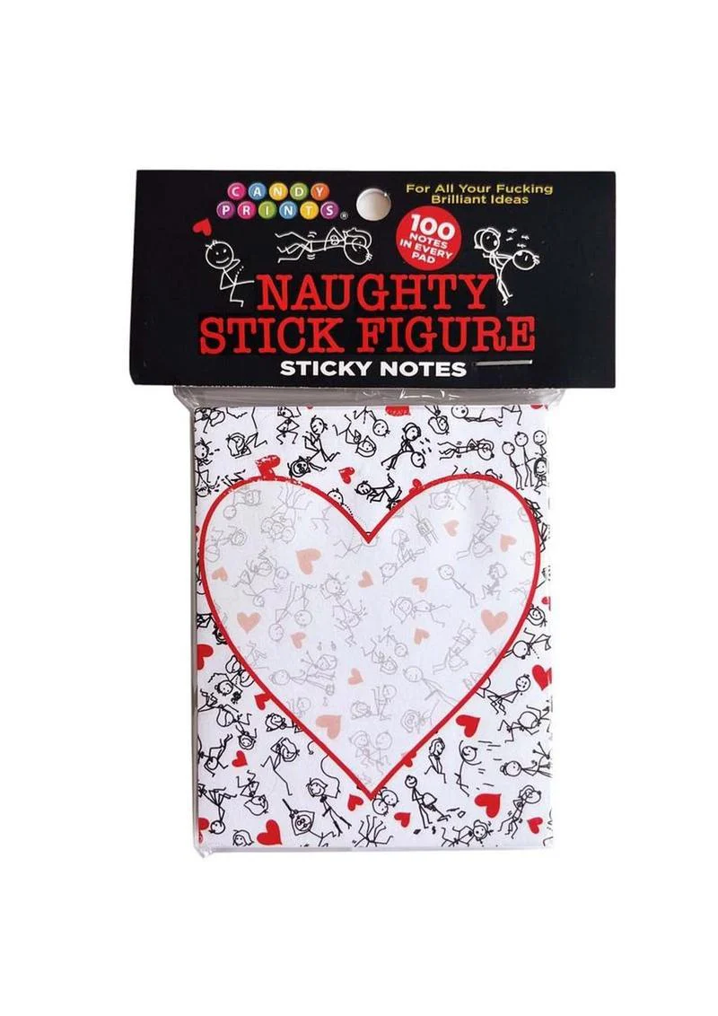 Naughty Stick Figure Sticky Notes 100 Sheets - Image 2