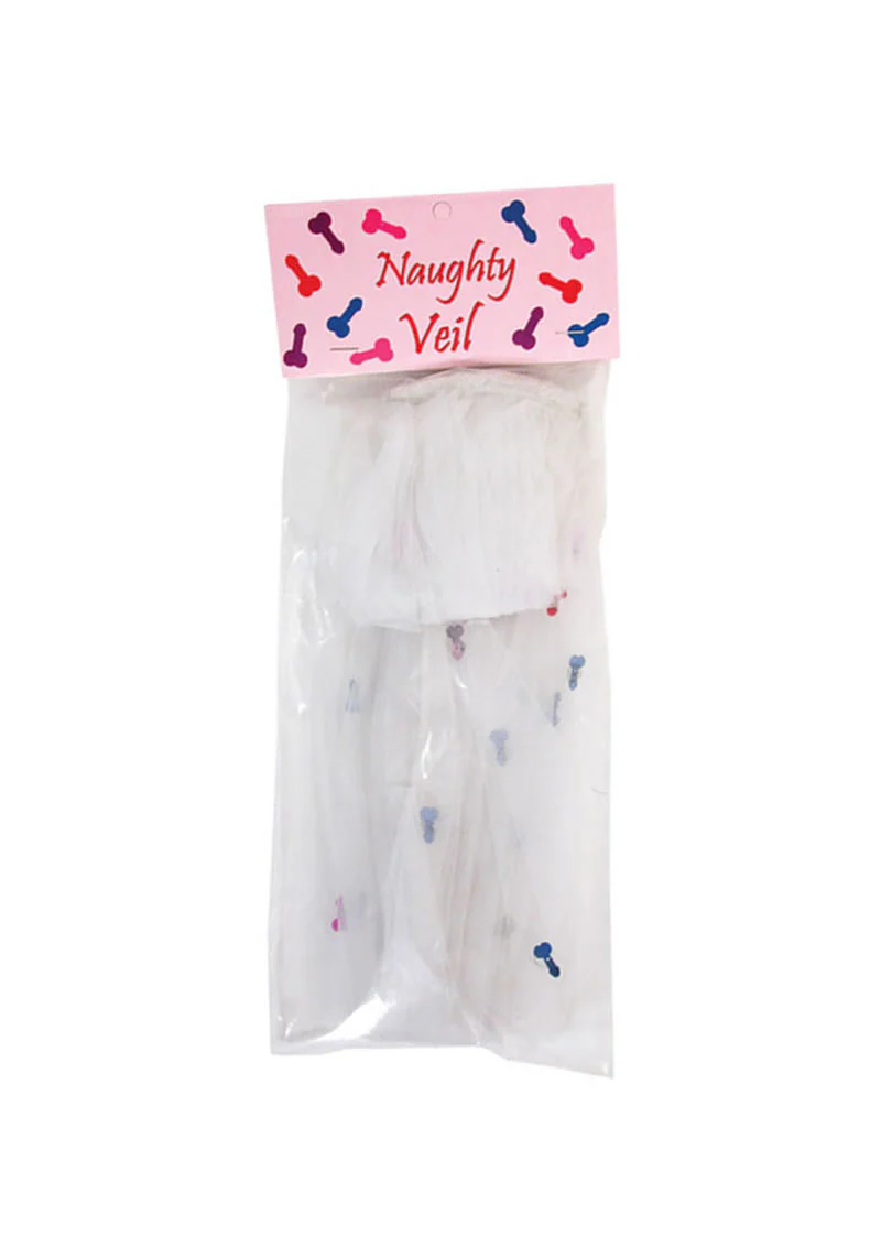 Naughty Veil Fun and Playful Bridal Accessory - Image 2