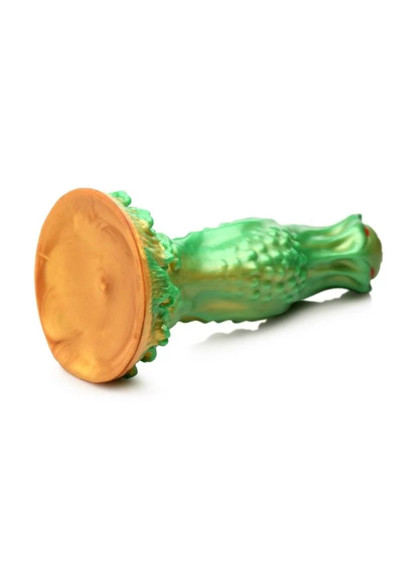 Nebula Alien Silicone Dildo Vibrant Green Design for World Pleasure - Image 3