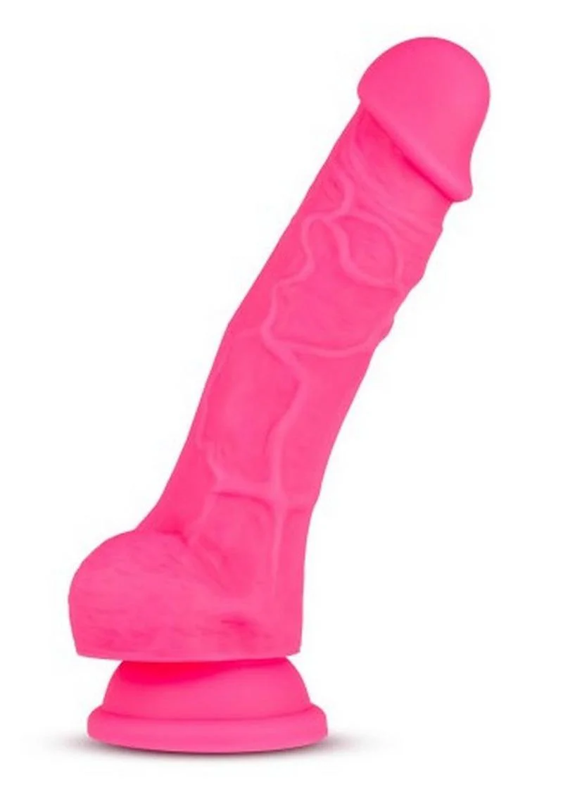 Neo Dual Density Dildo With Balls - Image 2