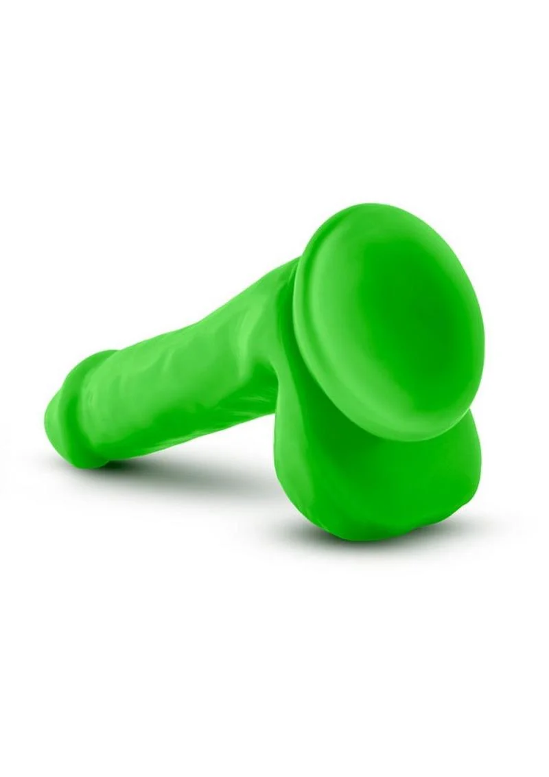 Neo Dual Density Dildo With Balls - Image 4