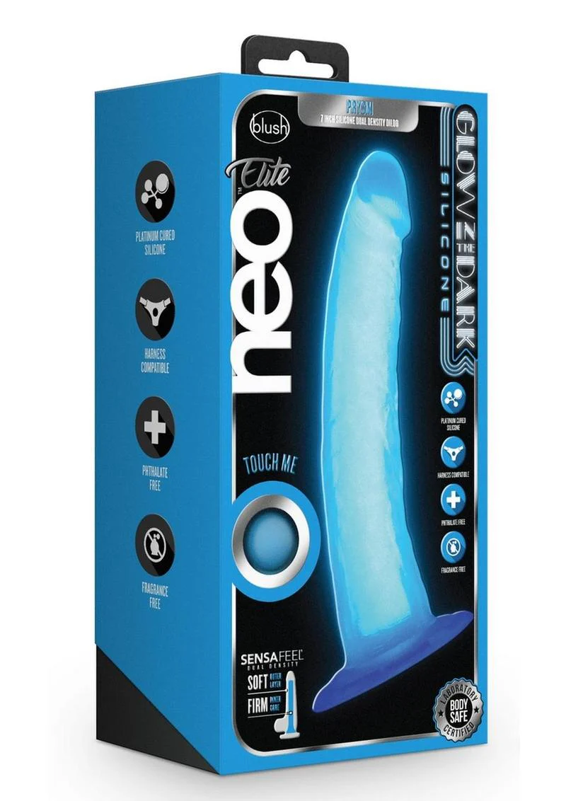 Neo Elite Glow-in-the-Dark And Dual-Density Silicone Dildo - Image 7