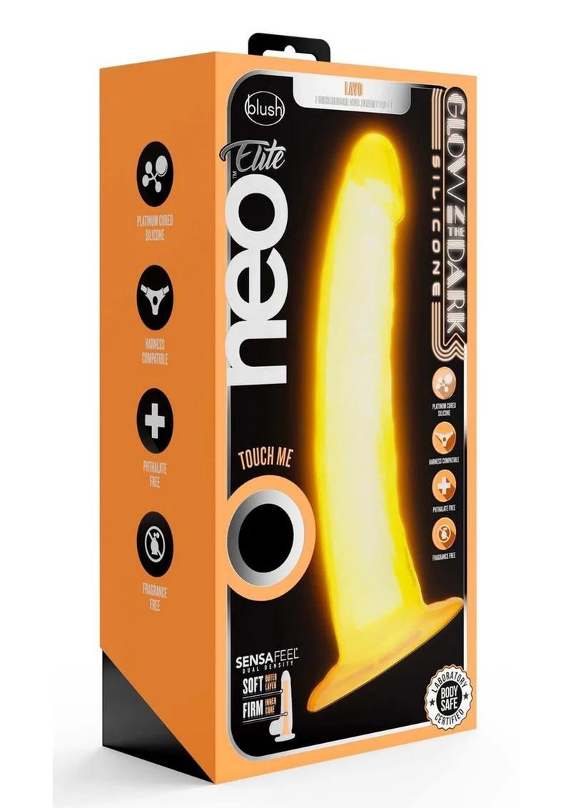 Neo Elite Glow-in-the-Dark And Dual-Density Silicone Dildo - Image 8