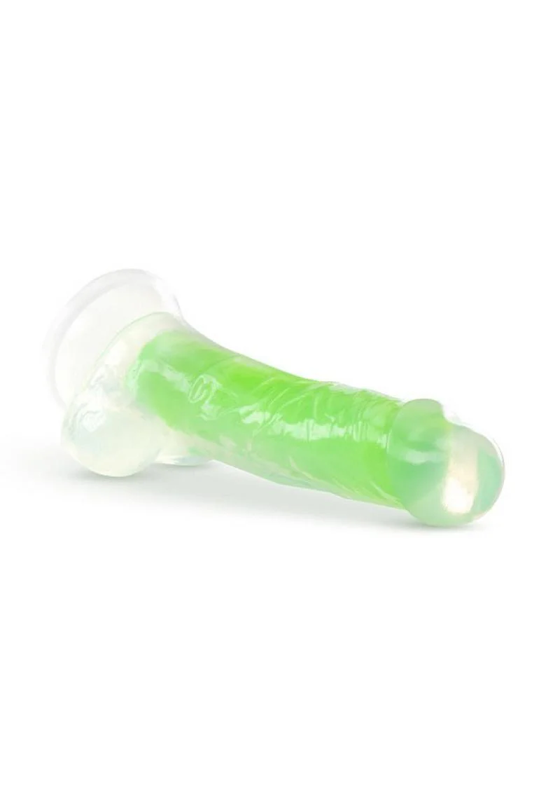 Neo Elite Glow in the Dark Silicone Dildo With Suction Cup - Image 2