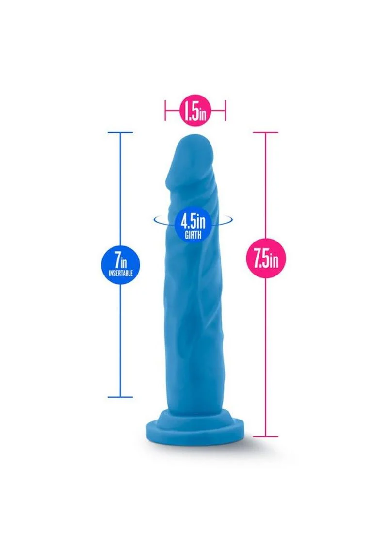 Neo Fragrance-Free Dual Density Dildo With Balls - Image 21