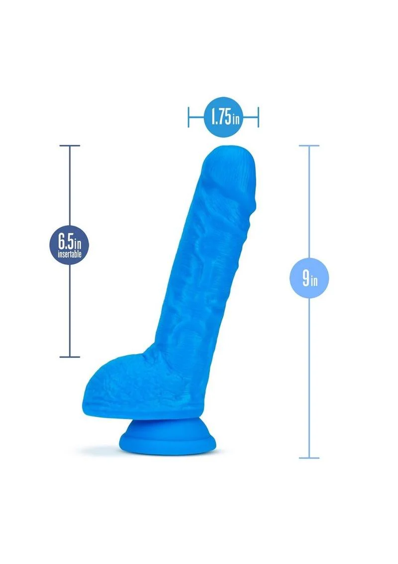 Neo Fragrance-Free Dual Density Dildo With Balls - Image 29