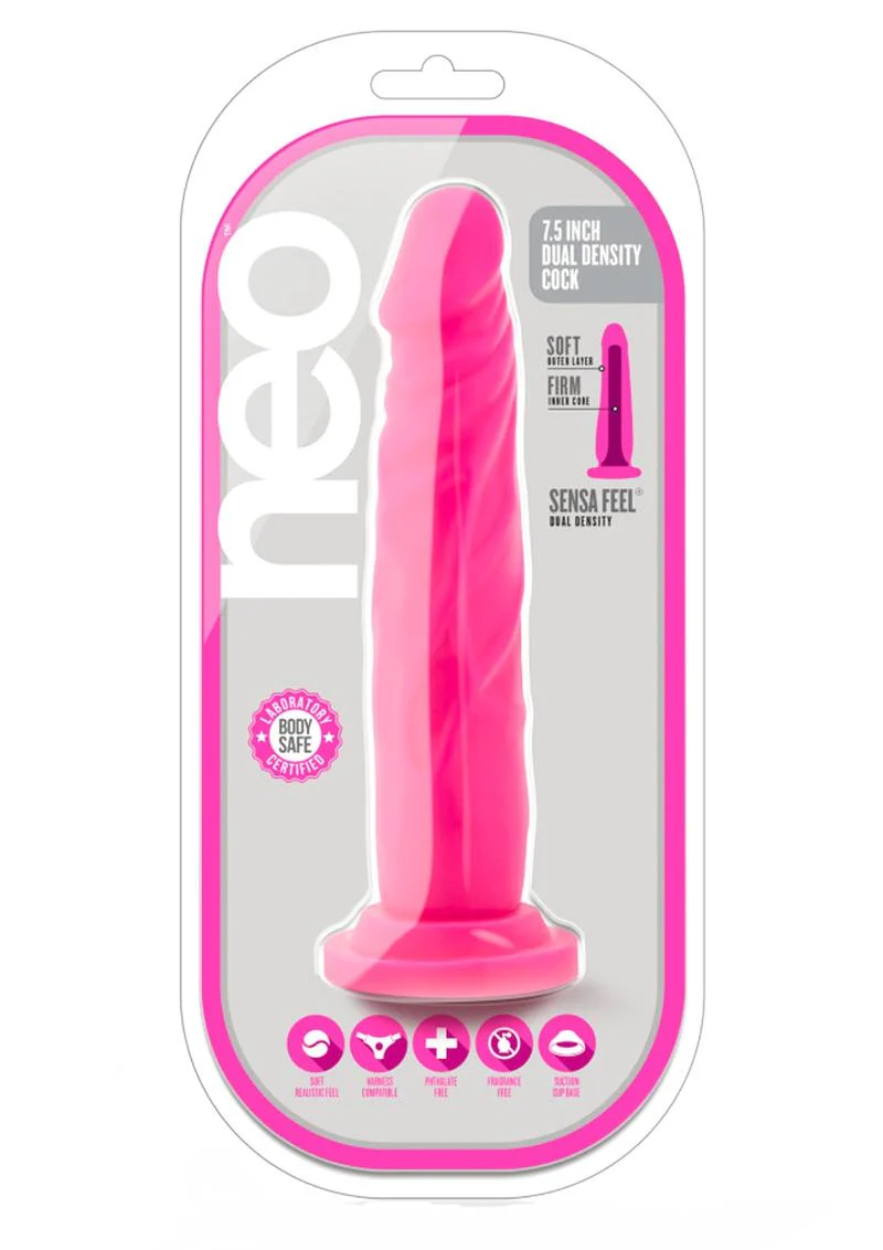 Neo Fragrance-Free Dual Density Dildo With Balls - Image 33