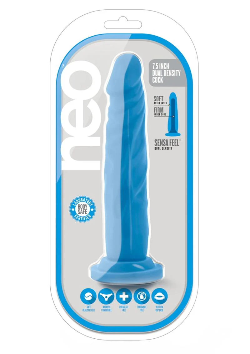 Neo Fragrance-Free Dual Density Dildo With Balls - Image 37