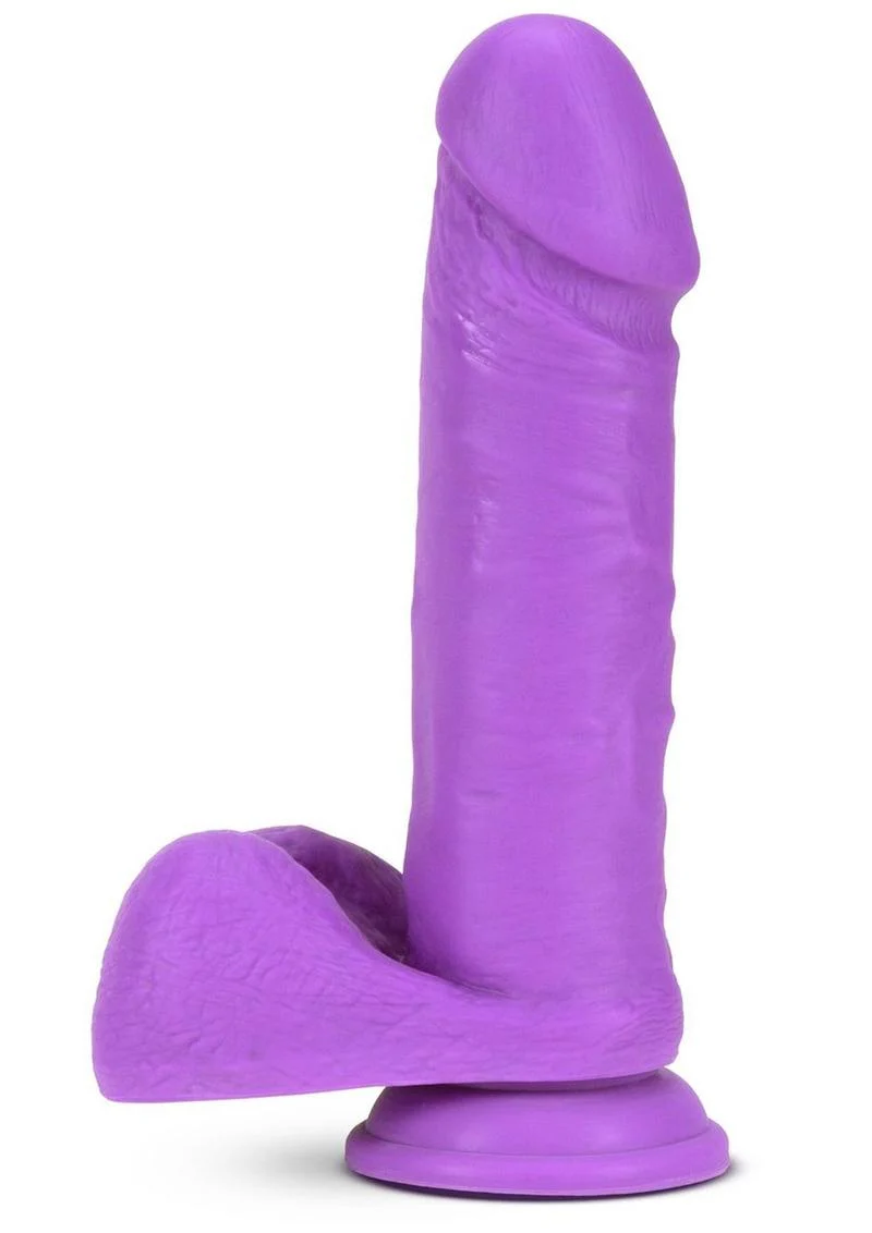Neo Fragrance-Free Dual Density Dildo With Balls - Image 5