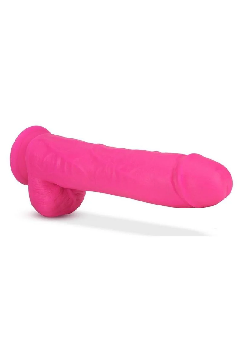 Neo Fragrance-Free Dual Density Dildo With Balls - Image 7