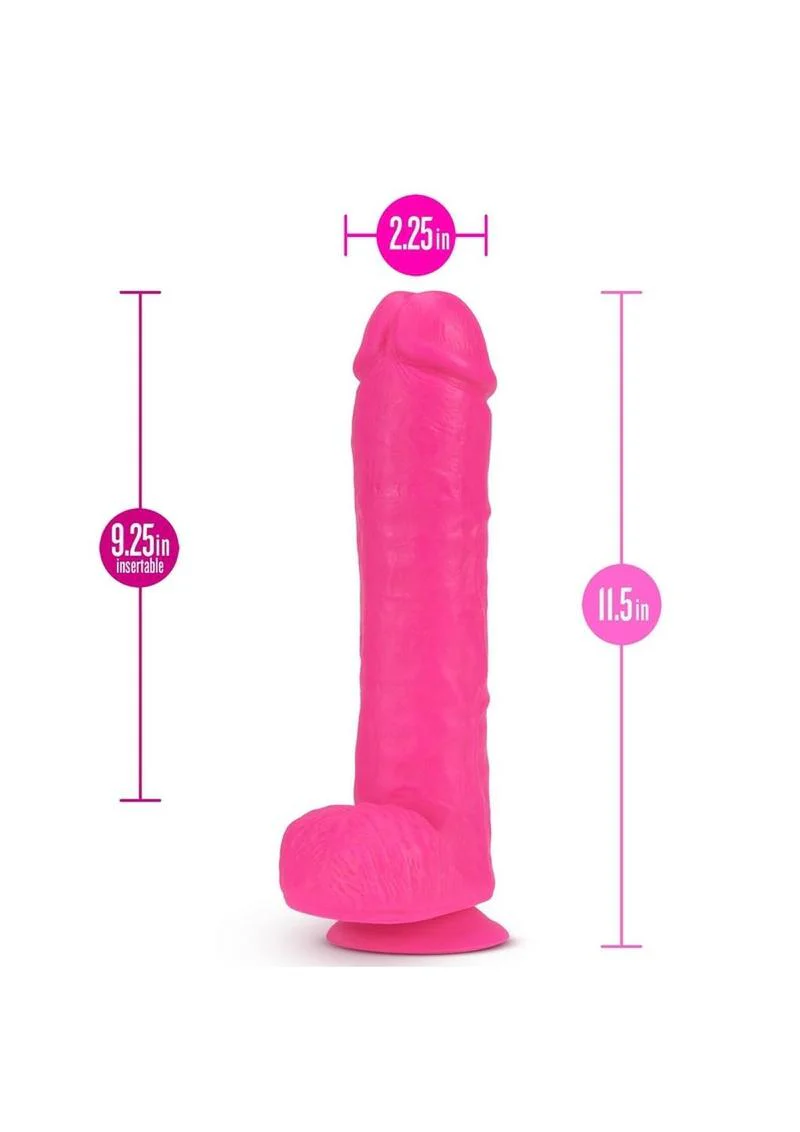 Neo Fragrance-Free Dual Density Dildo With Balls - Image 8