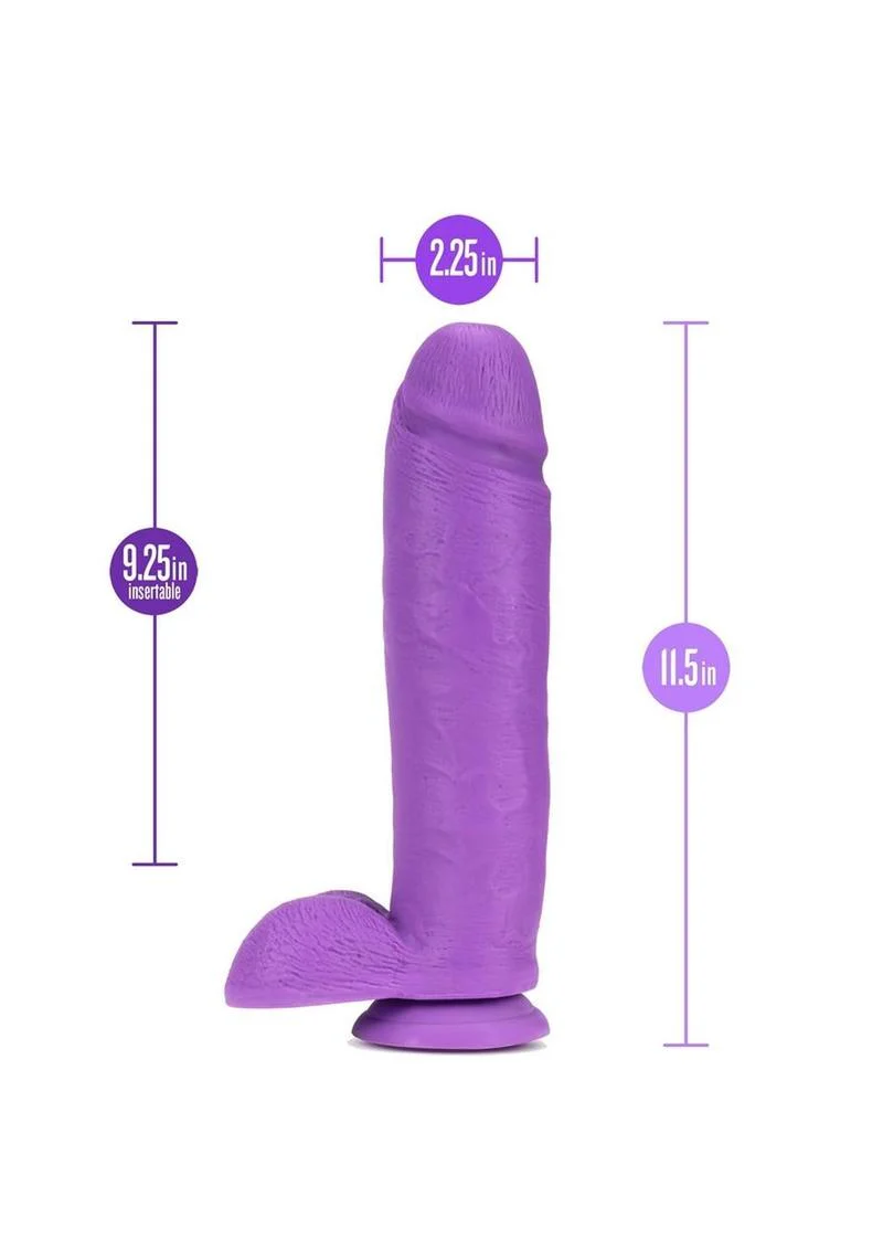 Neo Fragrance-Free Dual Density Dildo With Balls - Image 9