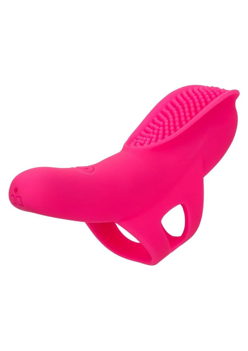 Neon Vibes The Nubby Rechargeable Silicone Finger Vibrator - Image 2