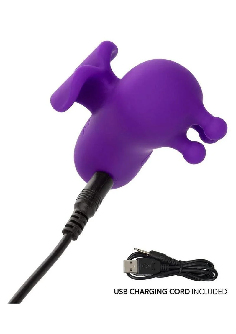 Neon Vibes Triple Tease Rechargeable Silicone Vibrator - Image 3