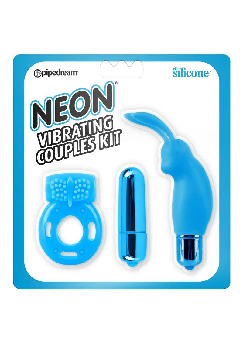 Neon Vibrating Silicone Couples Kit - Image 5