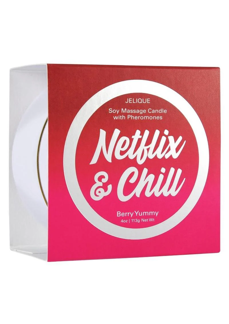 Netflix And Chill Pheromones Soy Massage Candle - Image 4