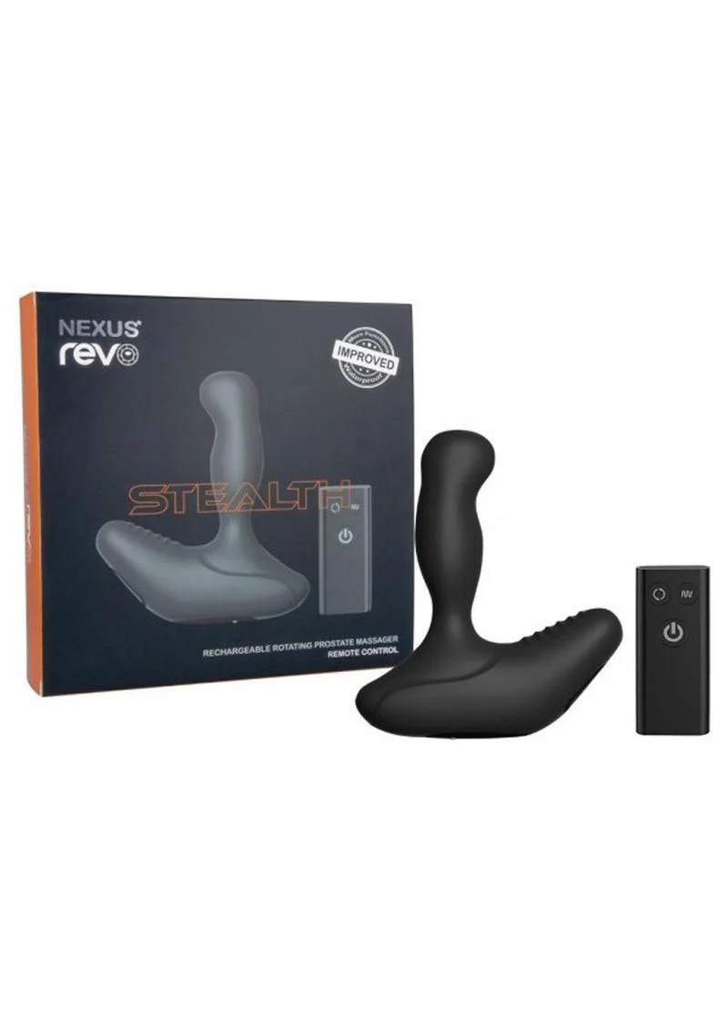Nexus Revo Stealth Rechargeable Silicone Rotating Prostate Massager - Image 4