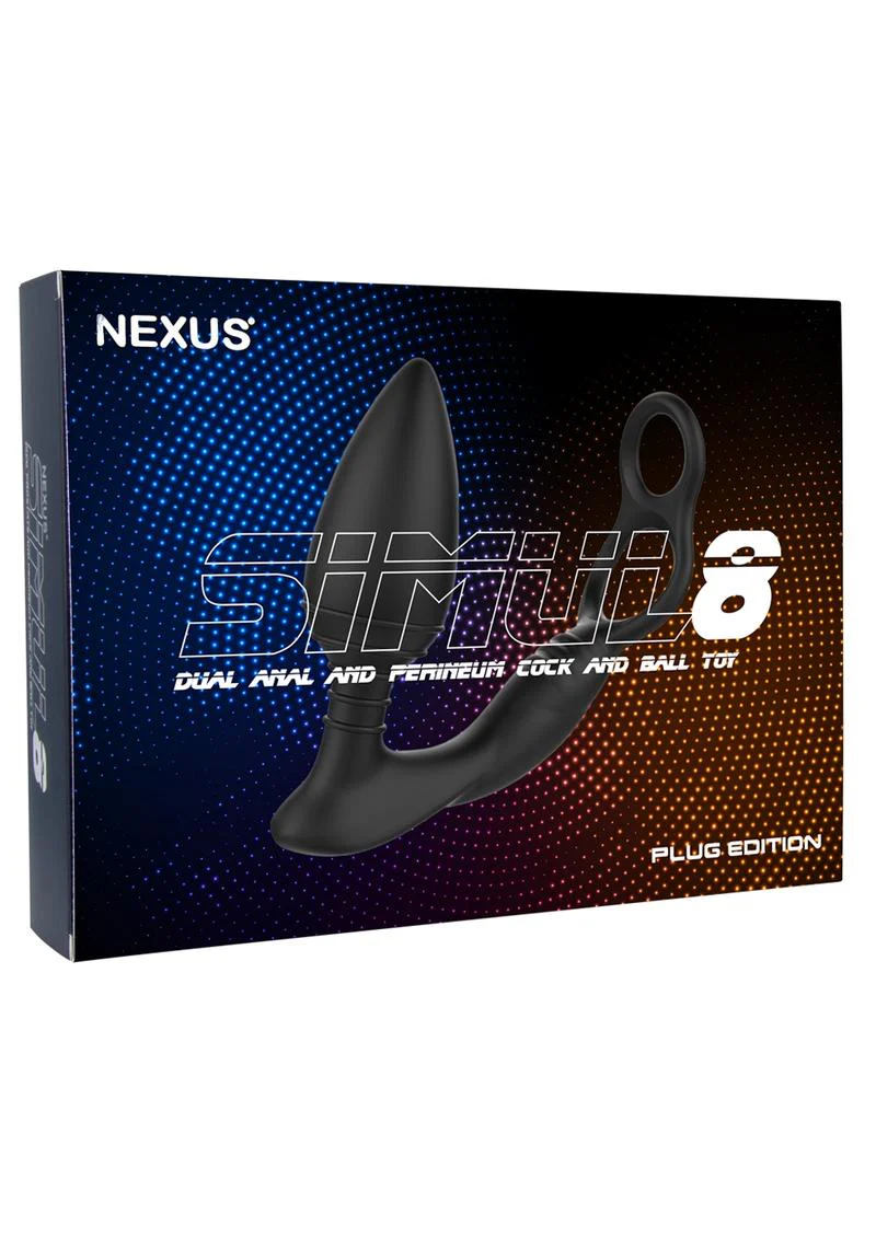 Nexus Simul8 Rechargeable Vibrating Dual Motor Butt Plug - Image 3